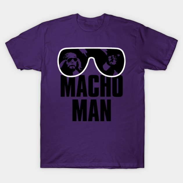 Macho Man Shades T-Shirt by MunMun_Design